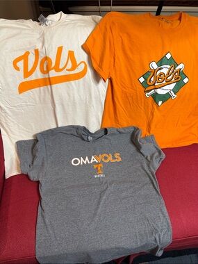 Tennessee Vols Graphic Tee Trio - Orange, White & Gray
